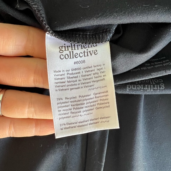 Girlfriend Collective The Unitard Black - Picture 3 of 9